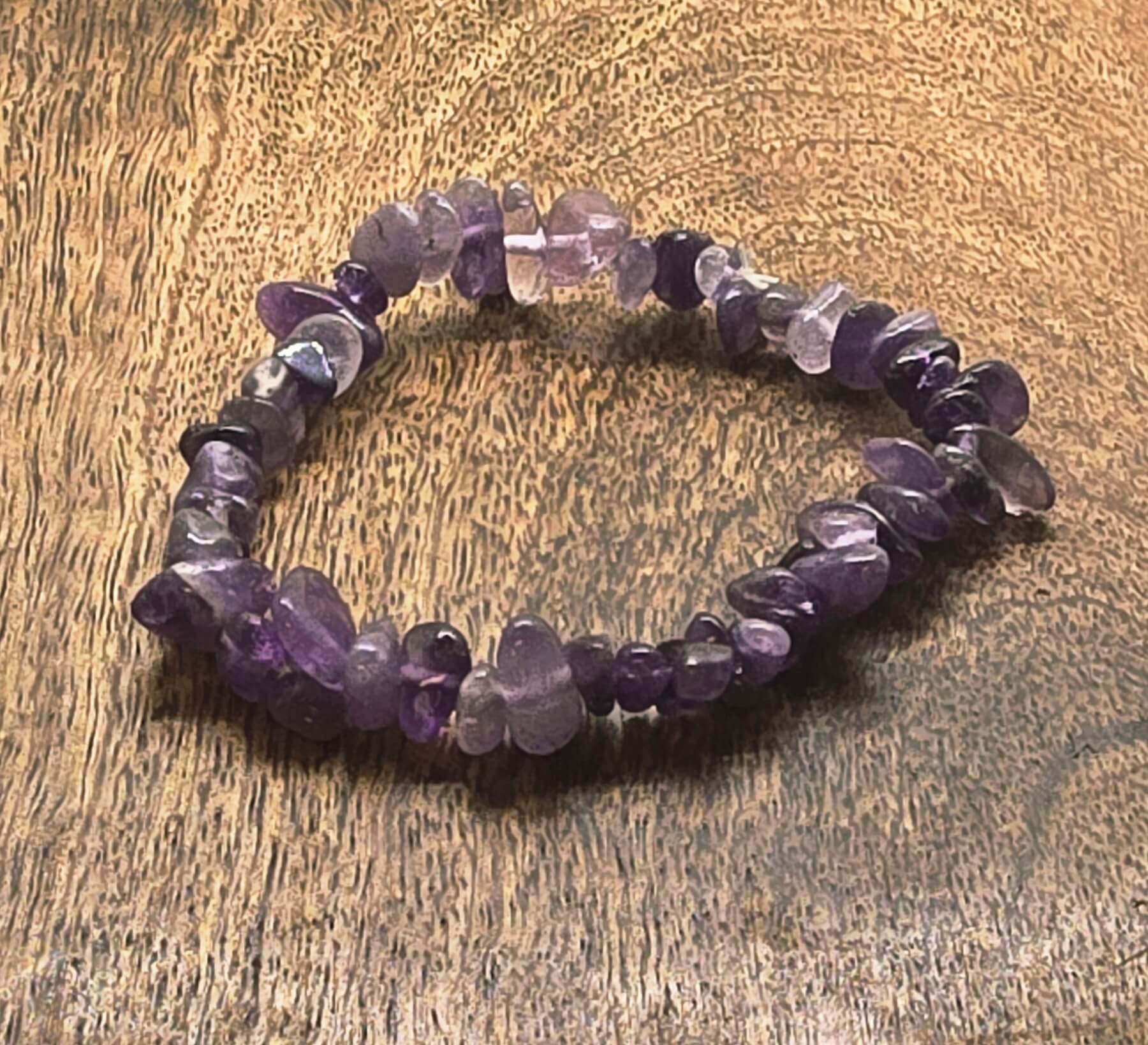 Bracelet baroque Améthyste