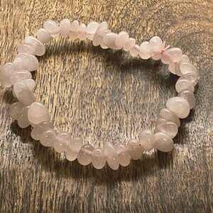 Bracelet baroque Quartz rose