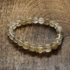 Bracelet Quartz Rutil 8mm