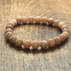 Bracelet Pierre de Lune rose