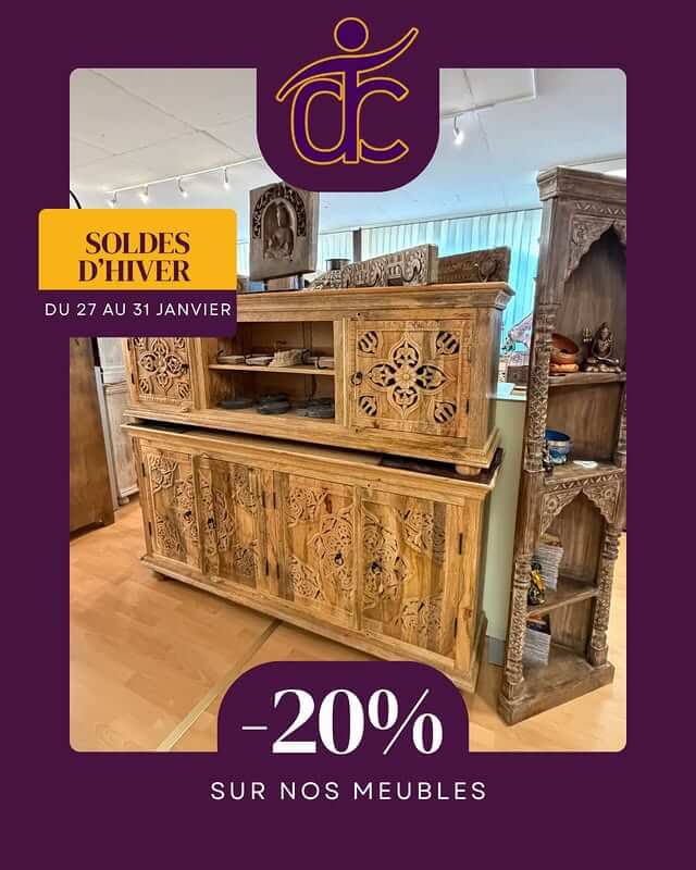moins 20% sur nos meubles