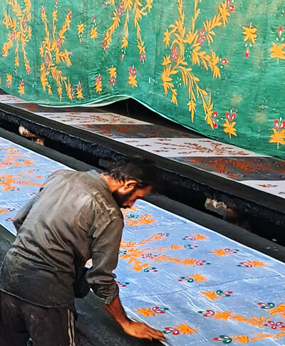 nos artisans, le tissage