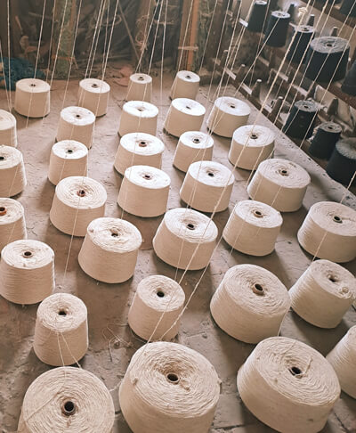 nos artisans, le tissage