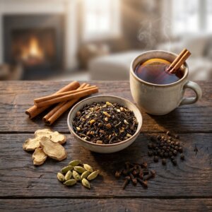 Mélange des Rois Mages – Thé Épicé pour les Soirées d’Hiver