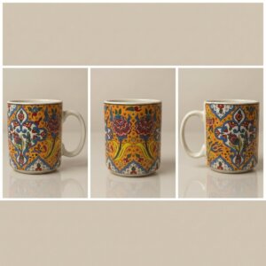 Mug Artistique « jardin d'orient" – Céramique Peinte à la Main