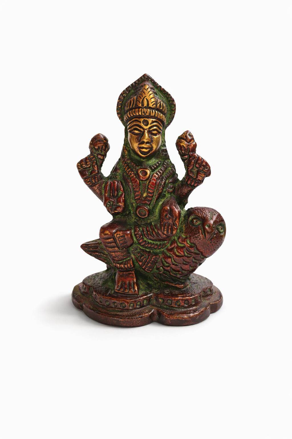 petite statue de laxmi rouge