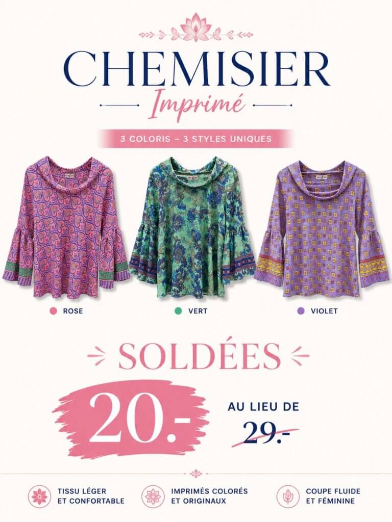 chemisier en polysilk