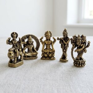 petite statue en laiton hindou