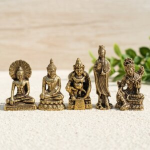 mini statuettes Bouddhiste