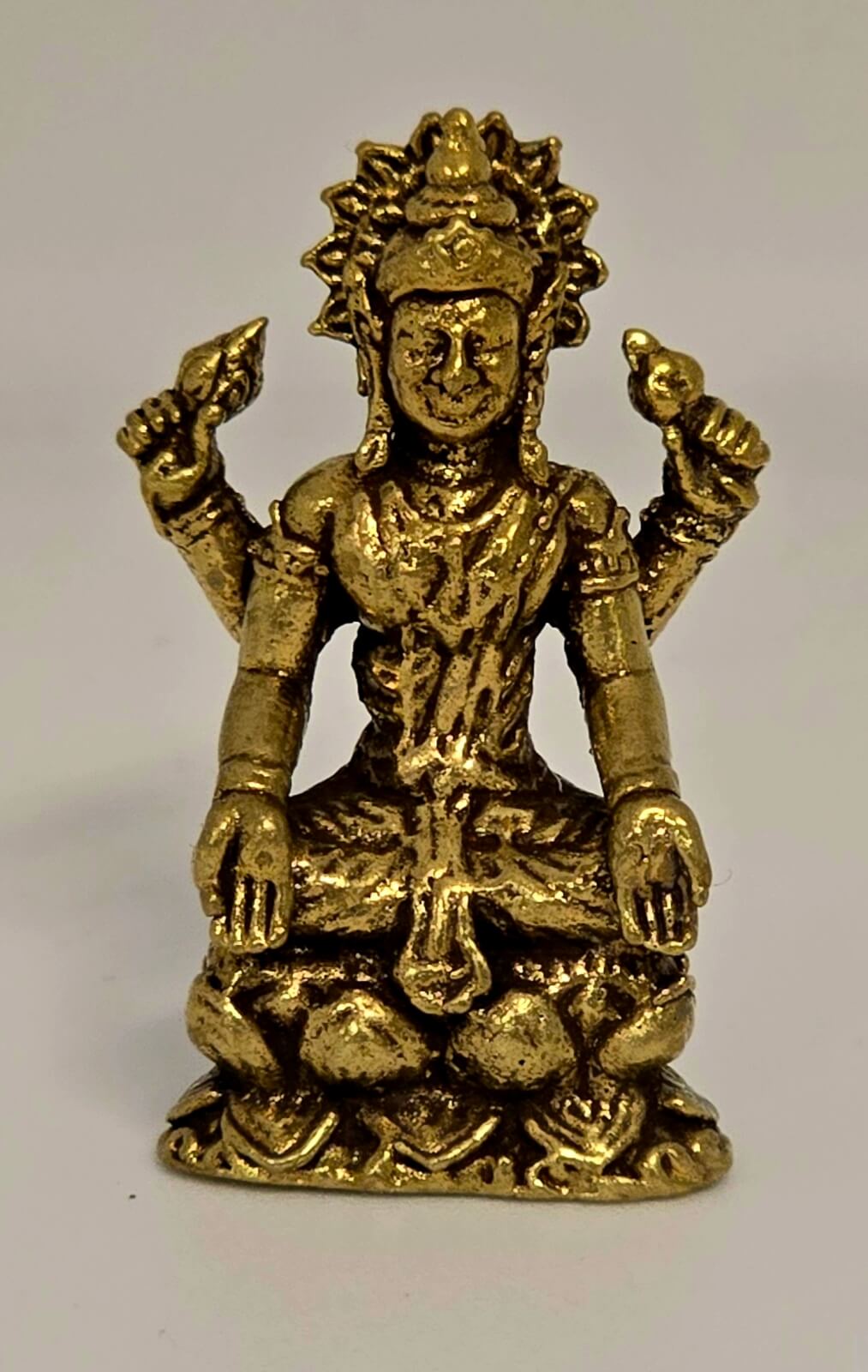 Petite statue Laxmi en bronze