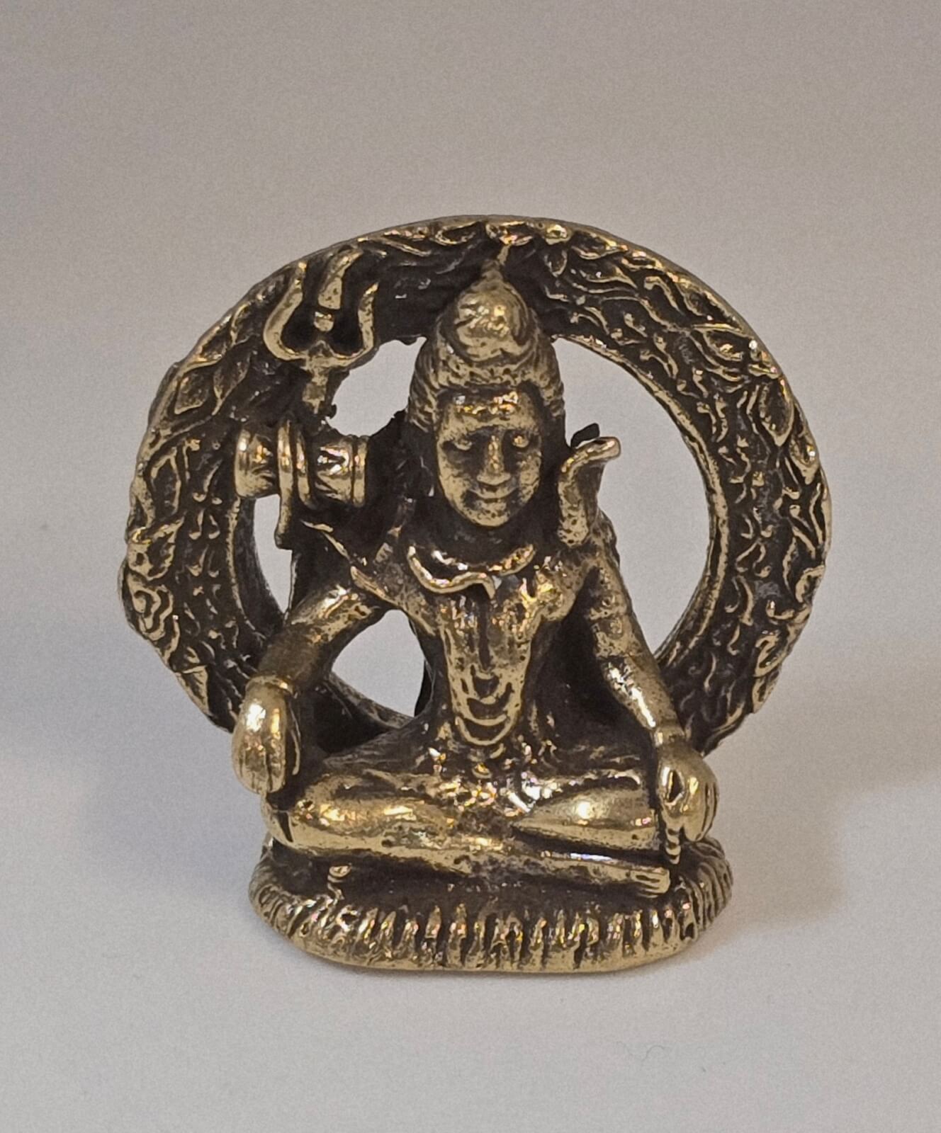 Petite Statue shiva assi