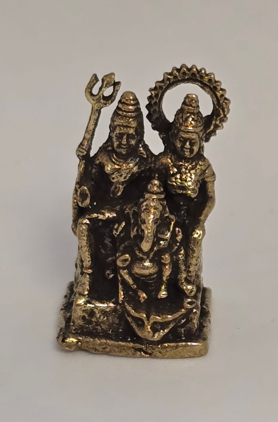 Petite Statue shiva famille
