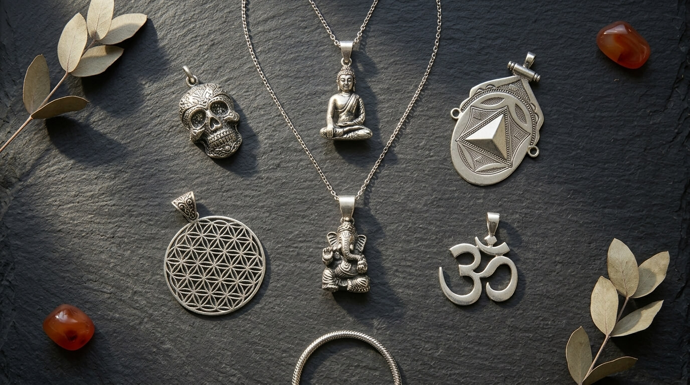 pendentifs spirituel en argents